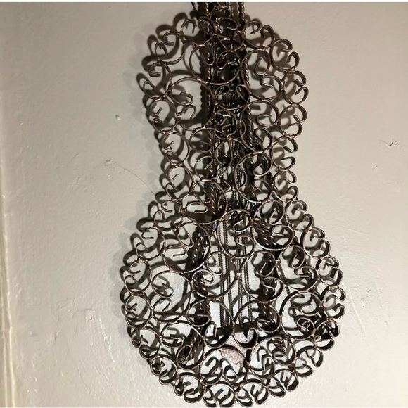 Vintage Violin Wrought Iron Wall Art 25” - Picture 7 of 8